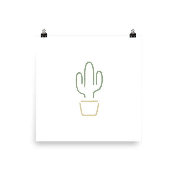 San Pedro Saguaro Cactus Poster