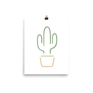 San Pedro Saguaro Cactus Poster